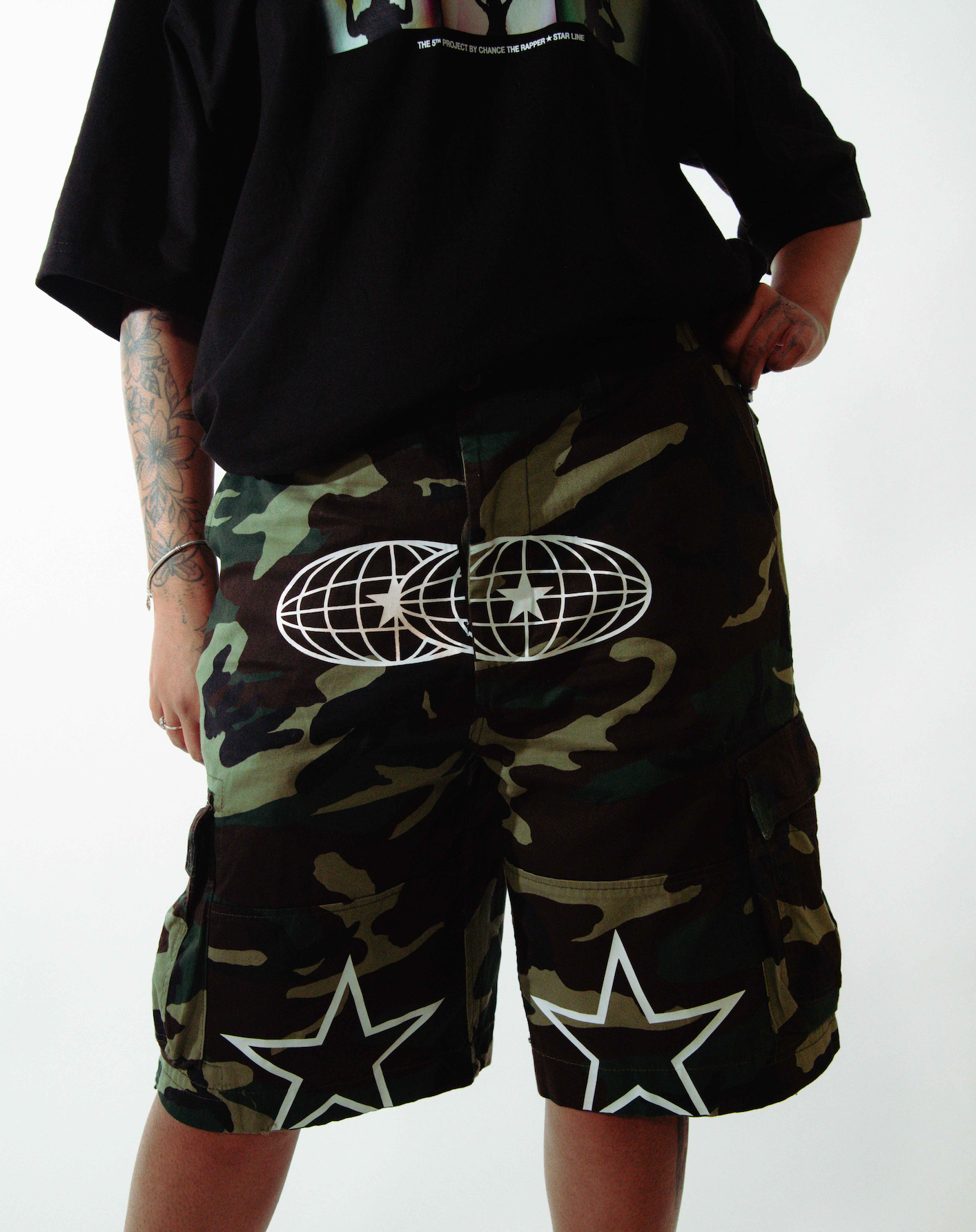 Global Stars Vintage Cargo Shorts