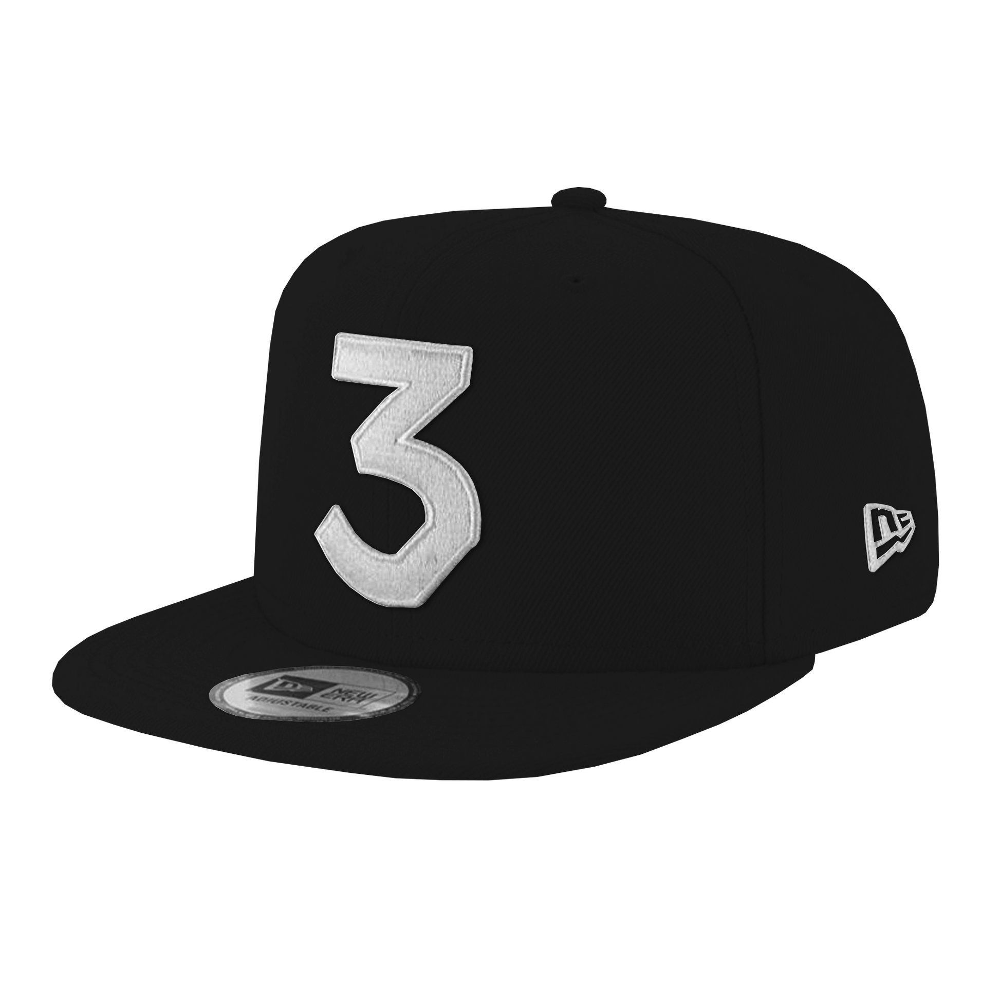 Chance 3 Hat Black / White