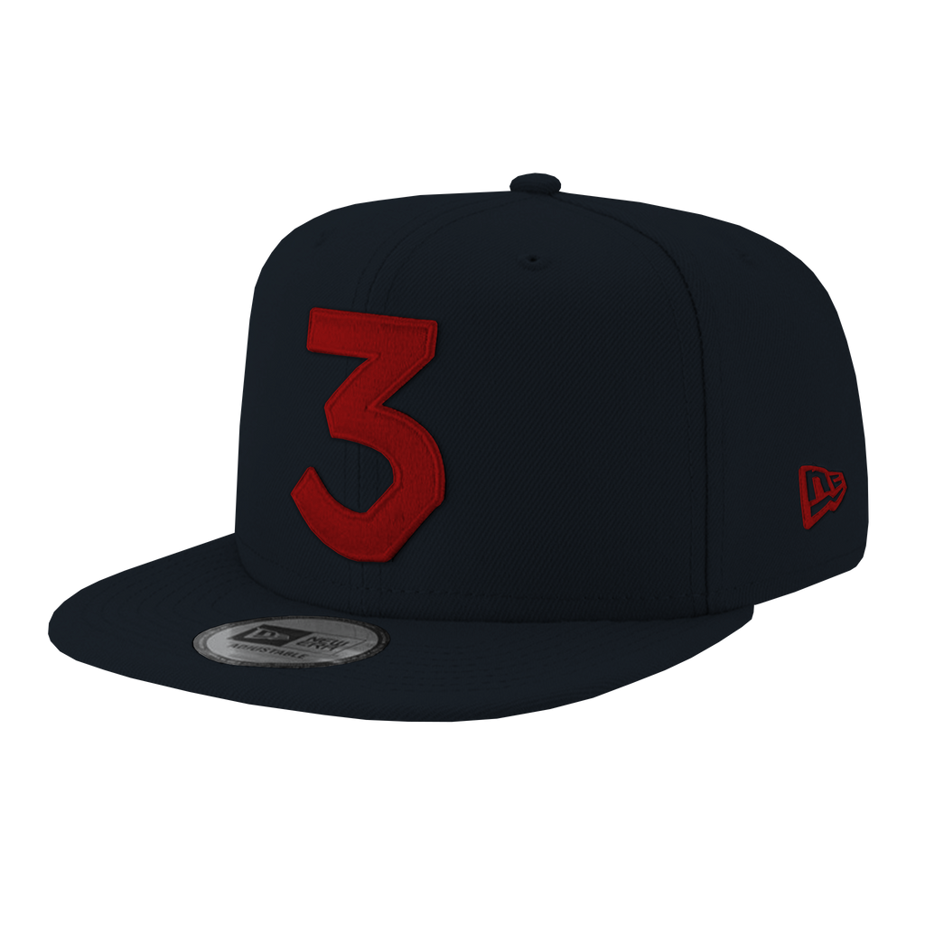 Chance 3 Hat Navy Blue / Red