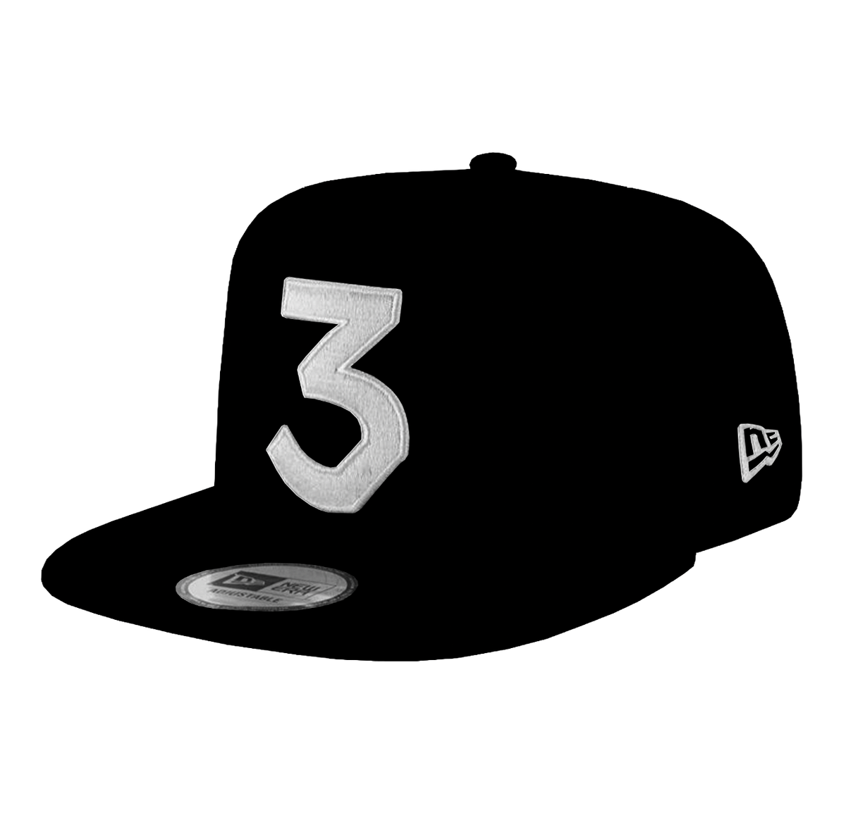 Chance 3 Hat Black/White