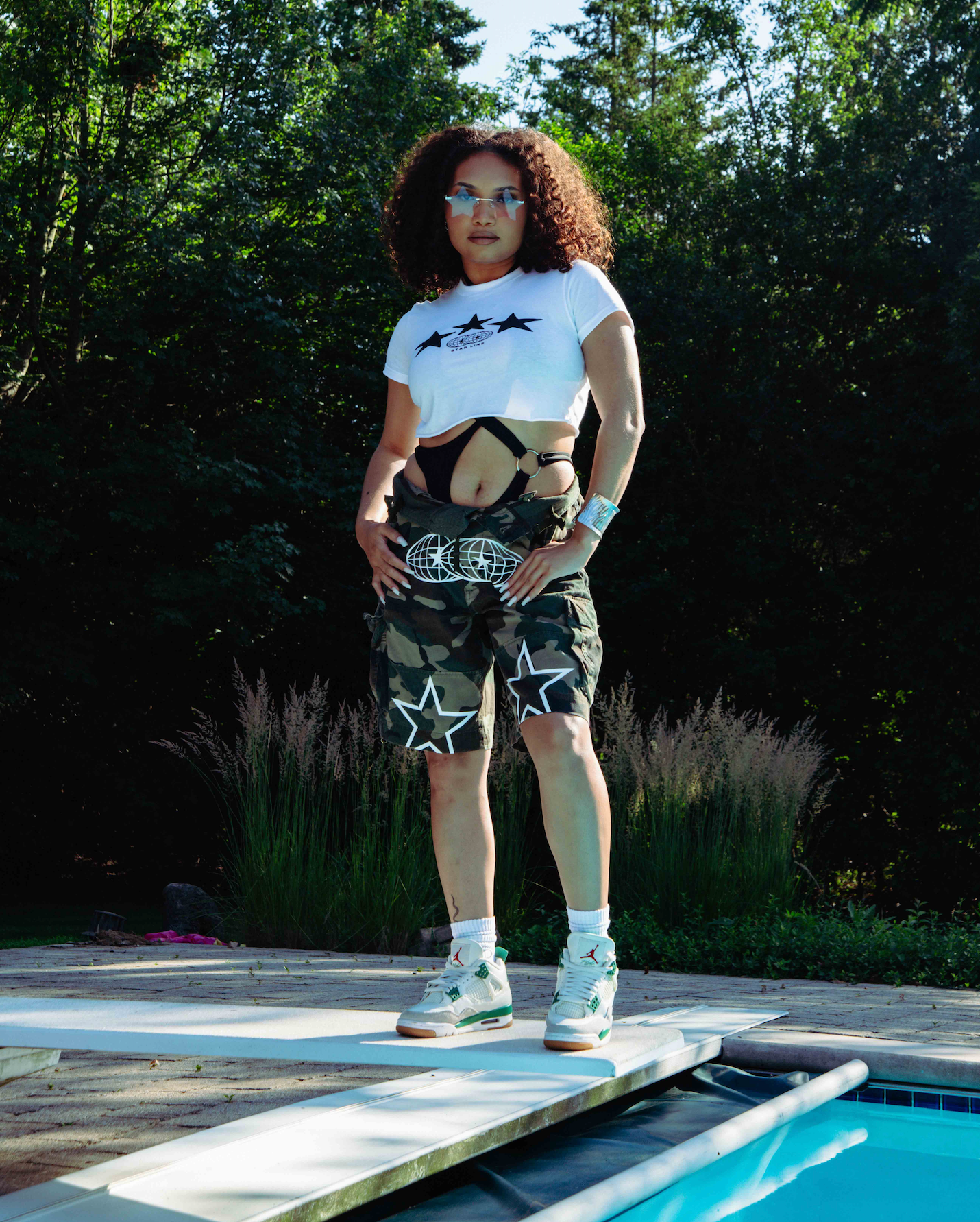 Global Stars Vintage Cargo Shorts