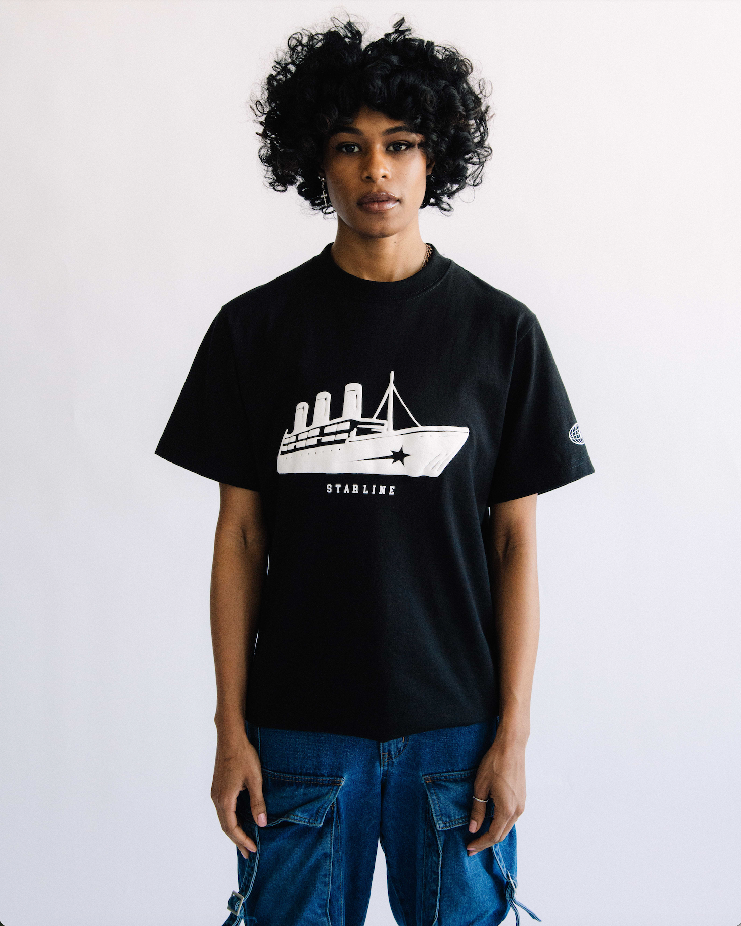 Star Line Ship T-Shirt
