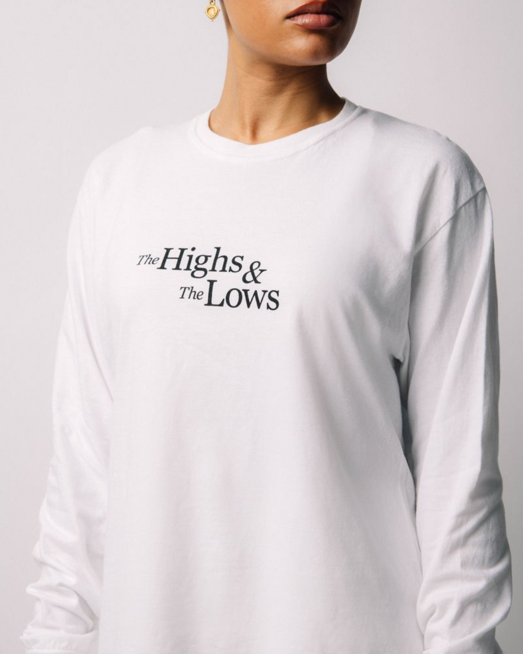 The Highs and The Lows White Long Sleeve