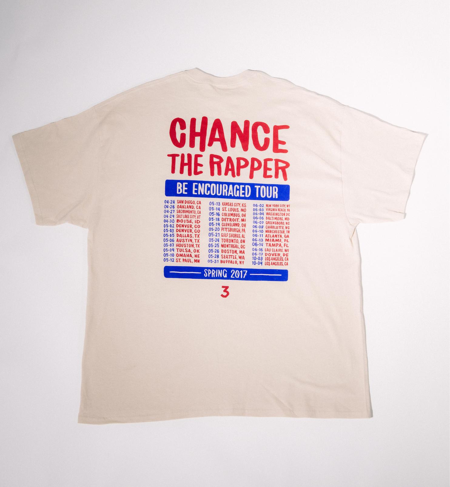 Courage Tour T-Shirt Ivory