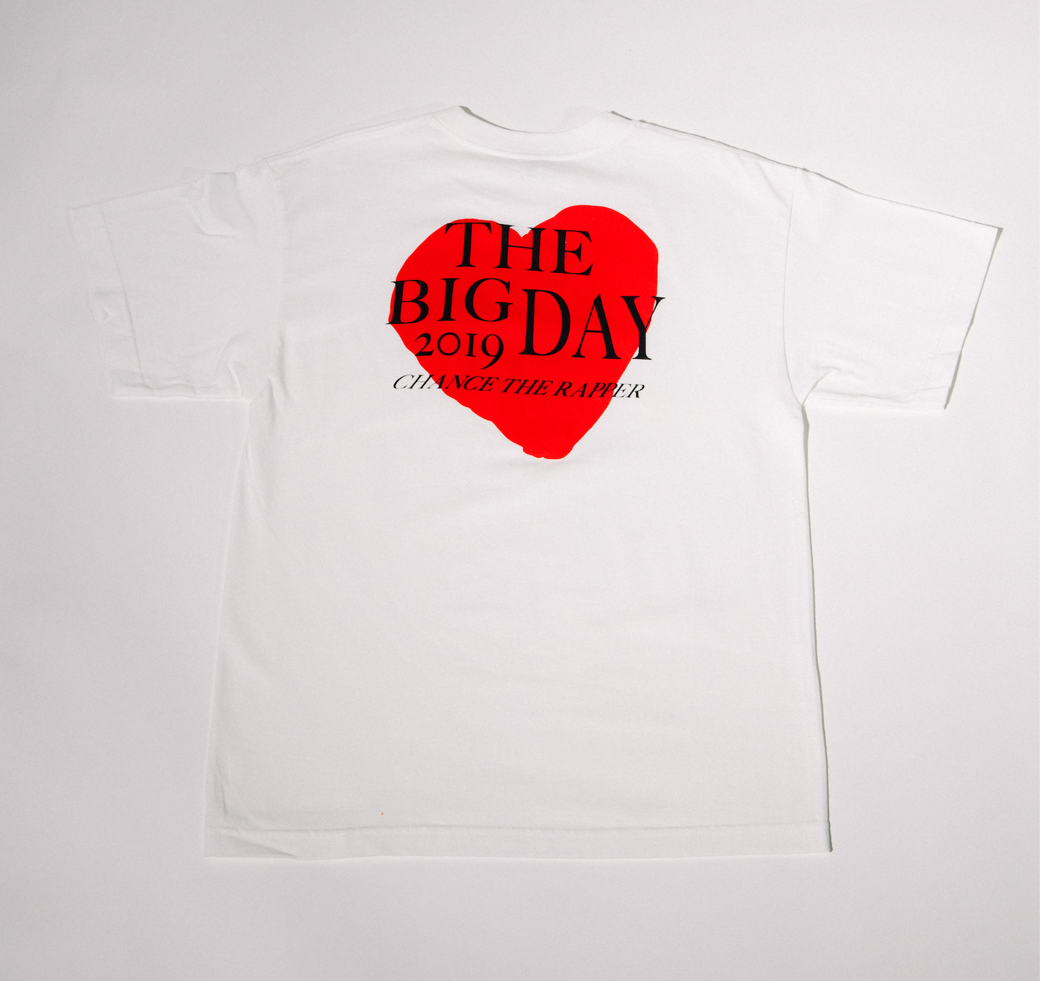 Big Day Heart White Youth T-Shirt