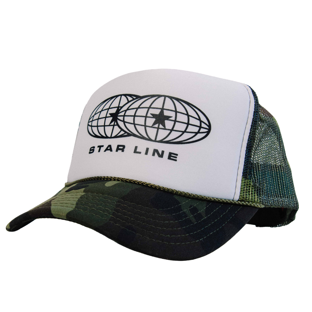 Global Stars Camo Trucker Hat