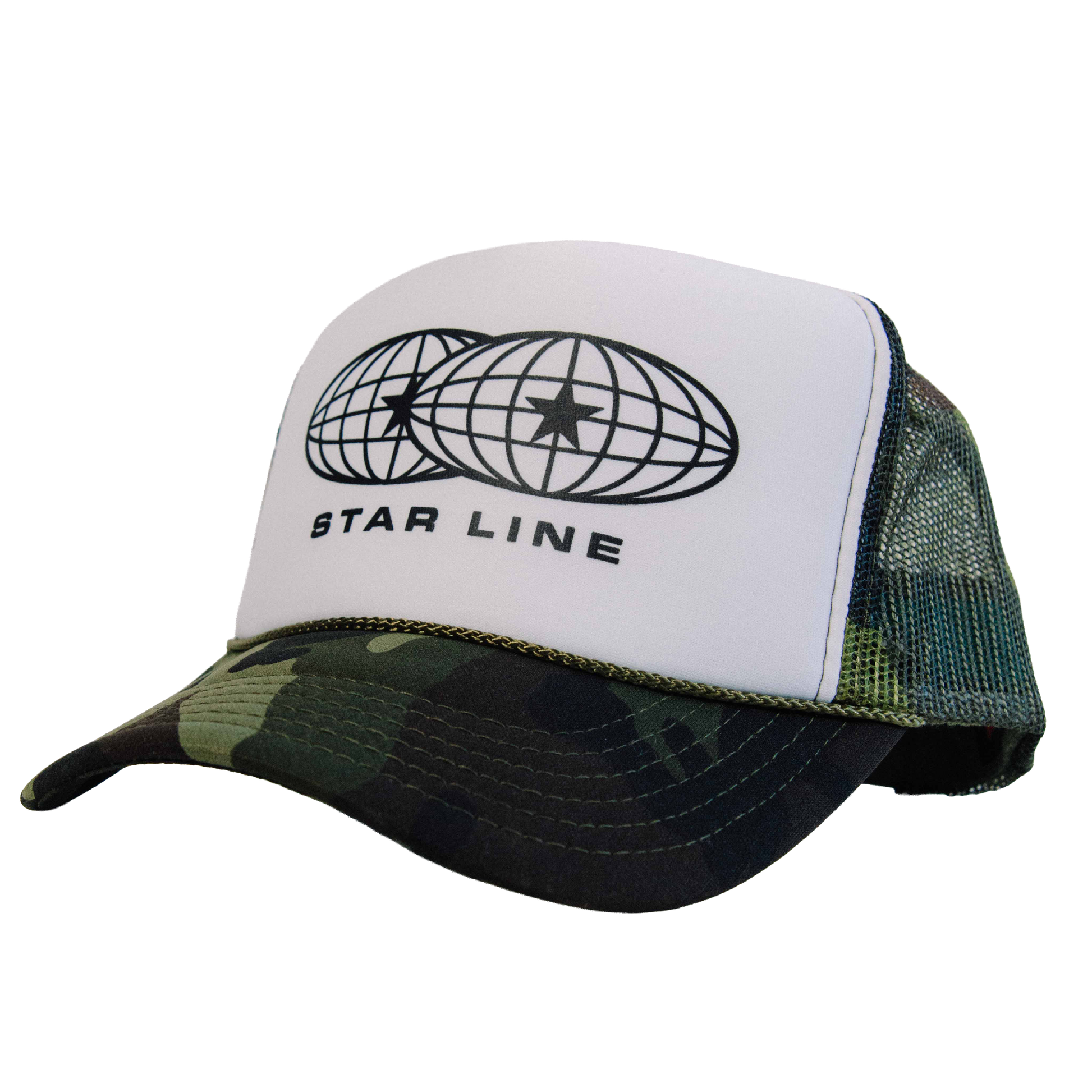 Global Stars Camo Trucker Hat