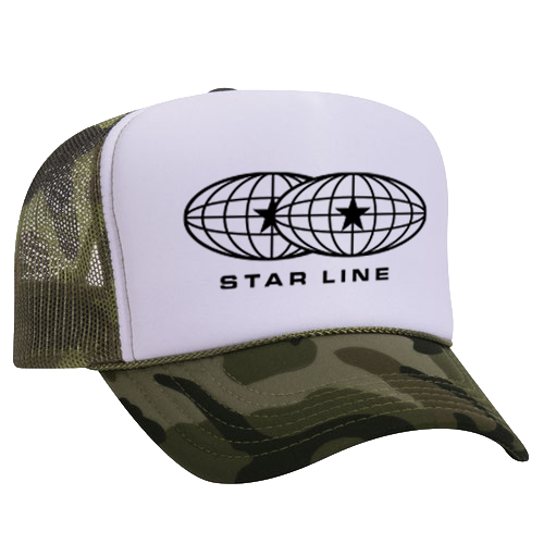 Global Stars Camo Trucker Hat