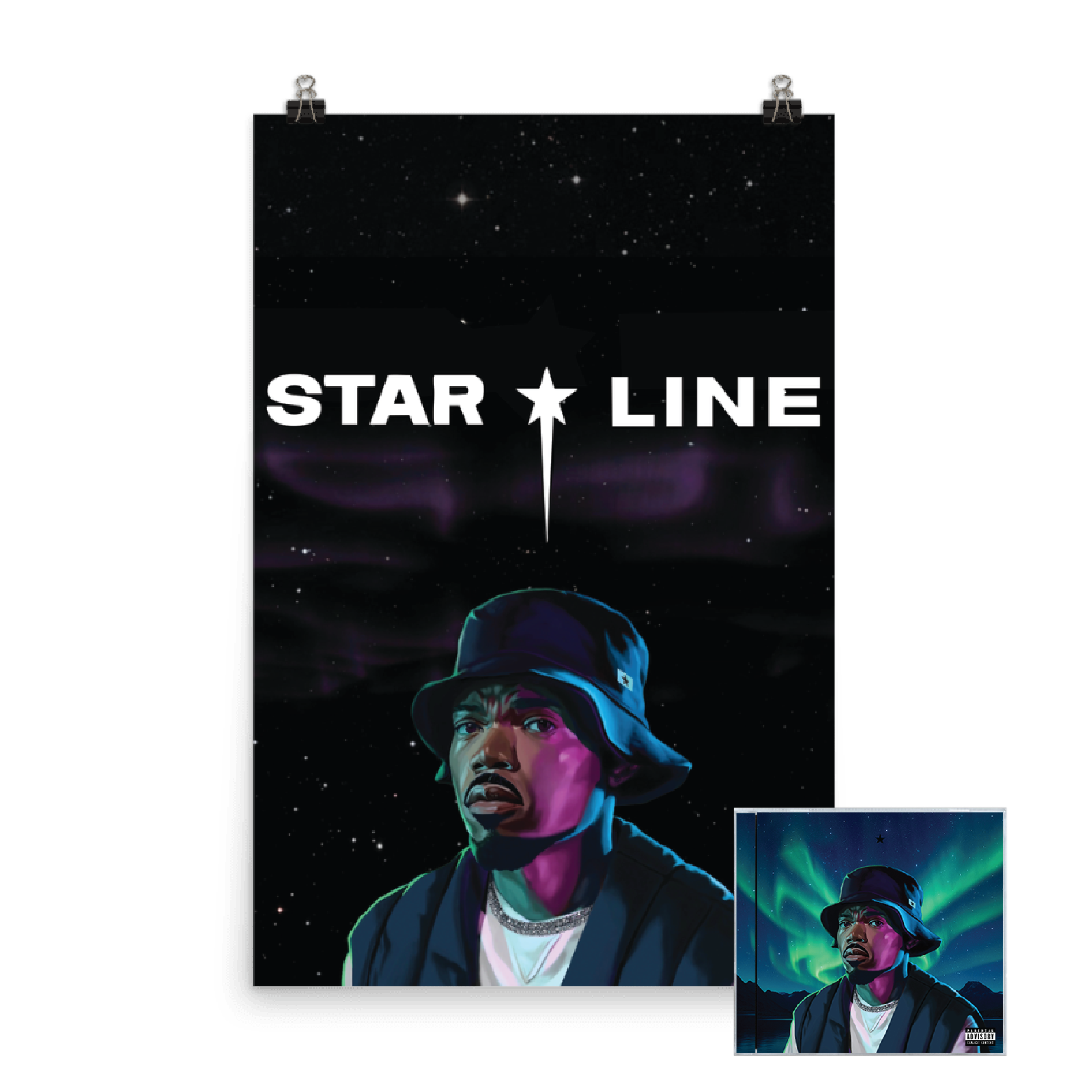 Star The Rapper Star Line Poster Fan Pack – Star Line by Chance The Rapper